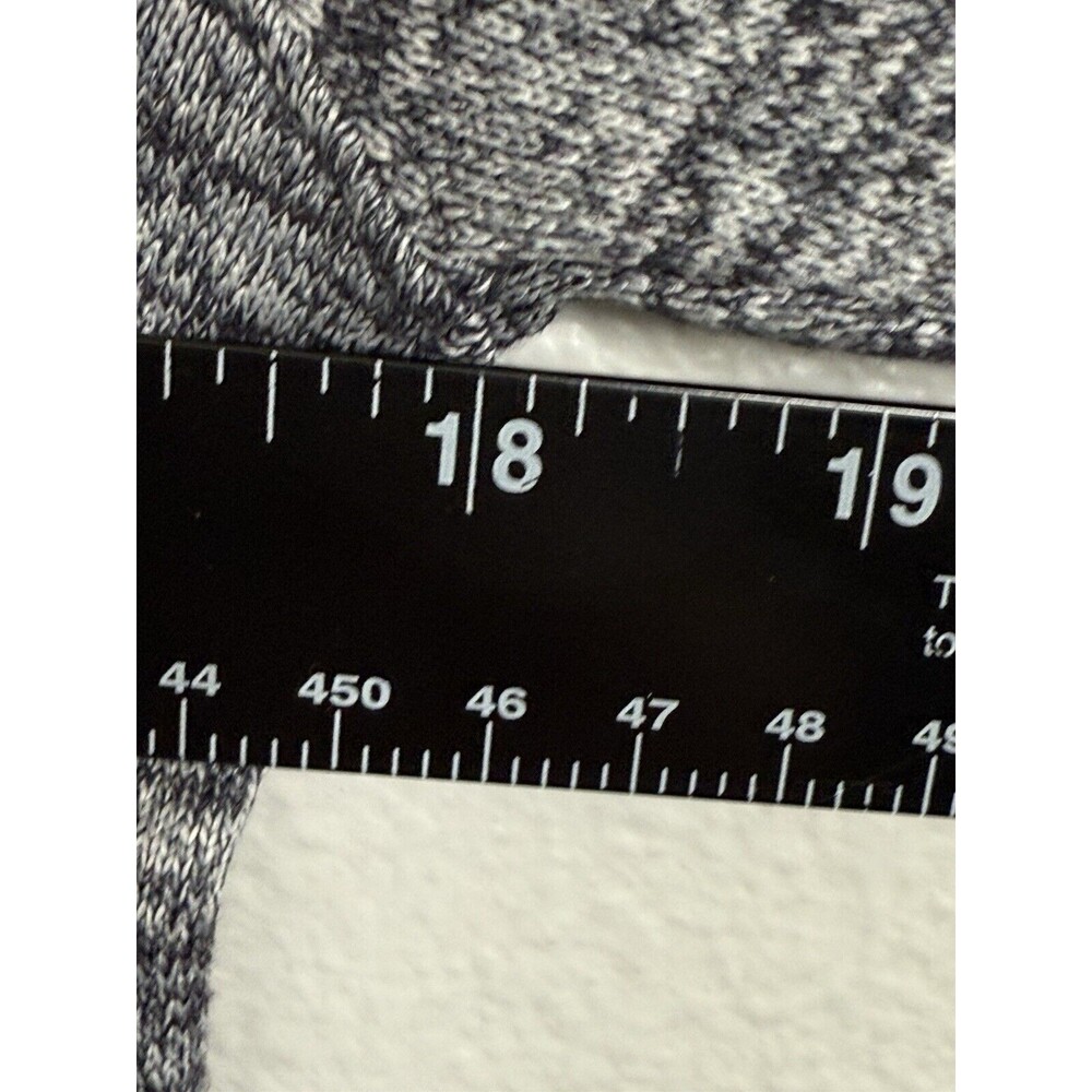 Athleta Luxe Pose Gray Marbled Tunic Top w/Thumb Holes Sz XXS Gym Workout Shirt‎ - Picture 8 of 9